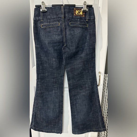 Vintage Y2K Bebe wide leg jeans-26P - Picture 3 of 5